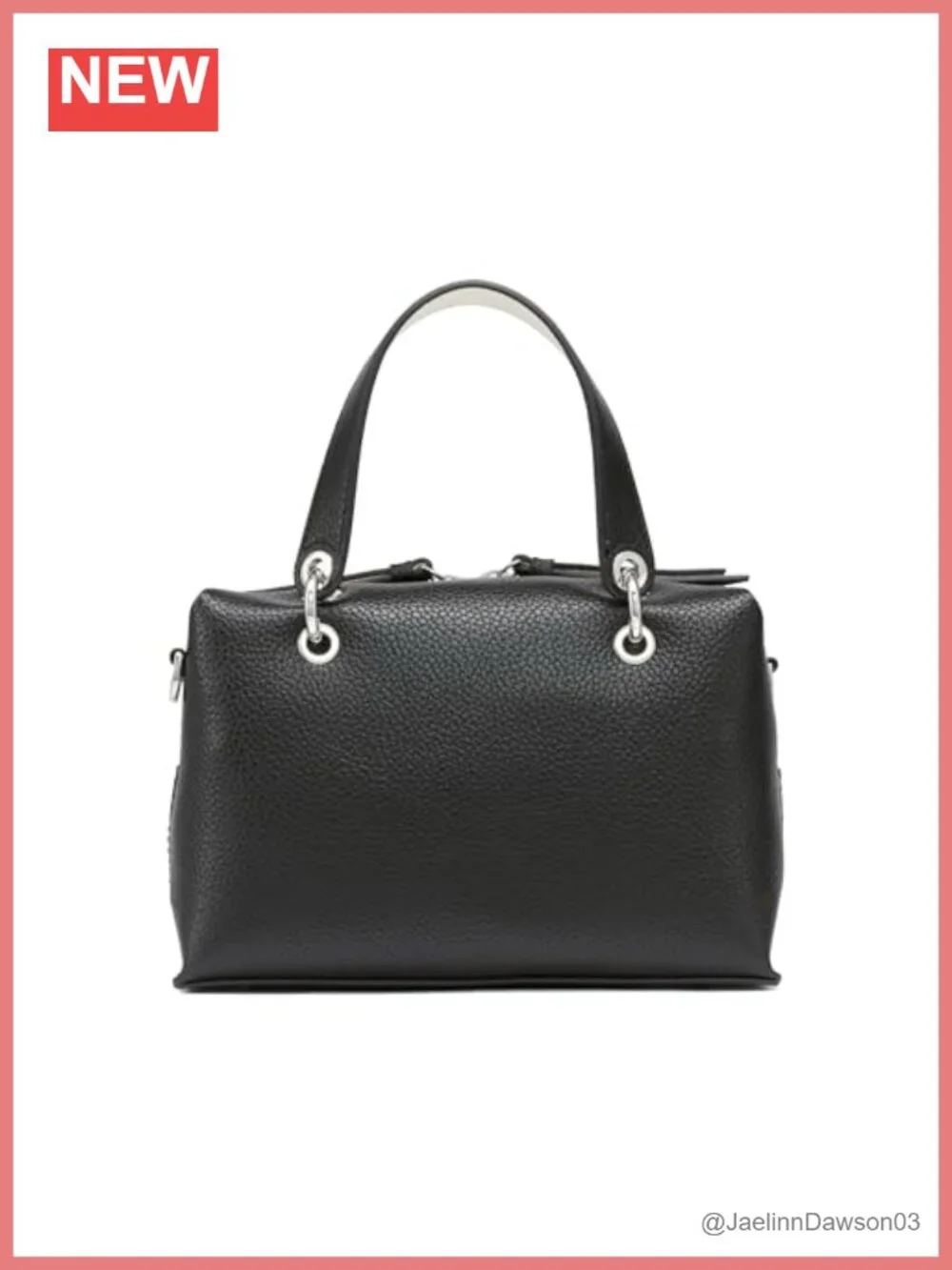 Vegan Leather Mini Satchel Crossbody with Top Handle Adjustable Strap